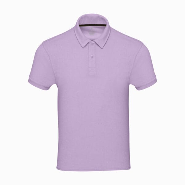 Akoya-GRS-recycled-terry-unisex-polo_Lilac