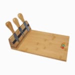 Mancheg bamboo magnetic cheese board and tools - Image 9