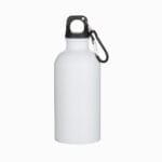 Oregon 400 ml sublimation RCS recycled single wall stainless steel water bottle with carabiner - Image 5