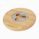 Scoll wooden coaster with bottle opener - Image 3