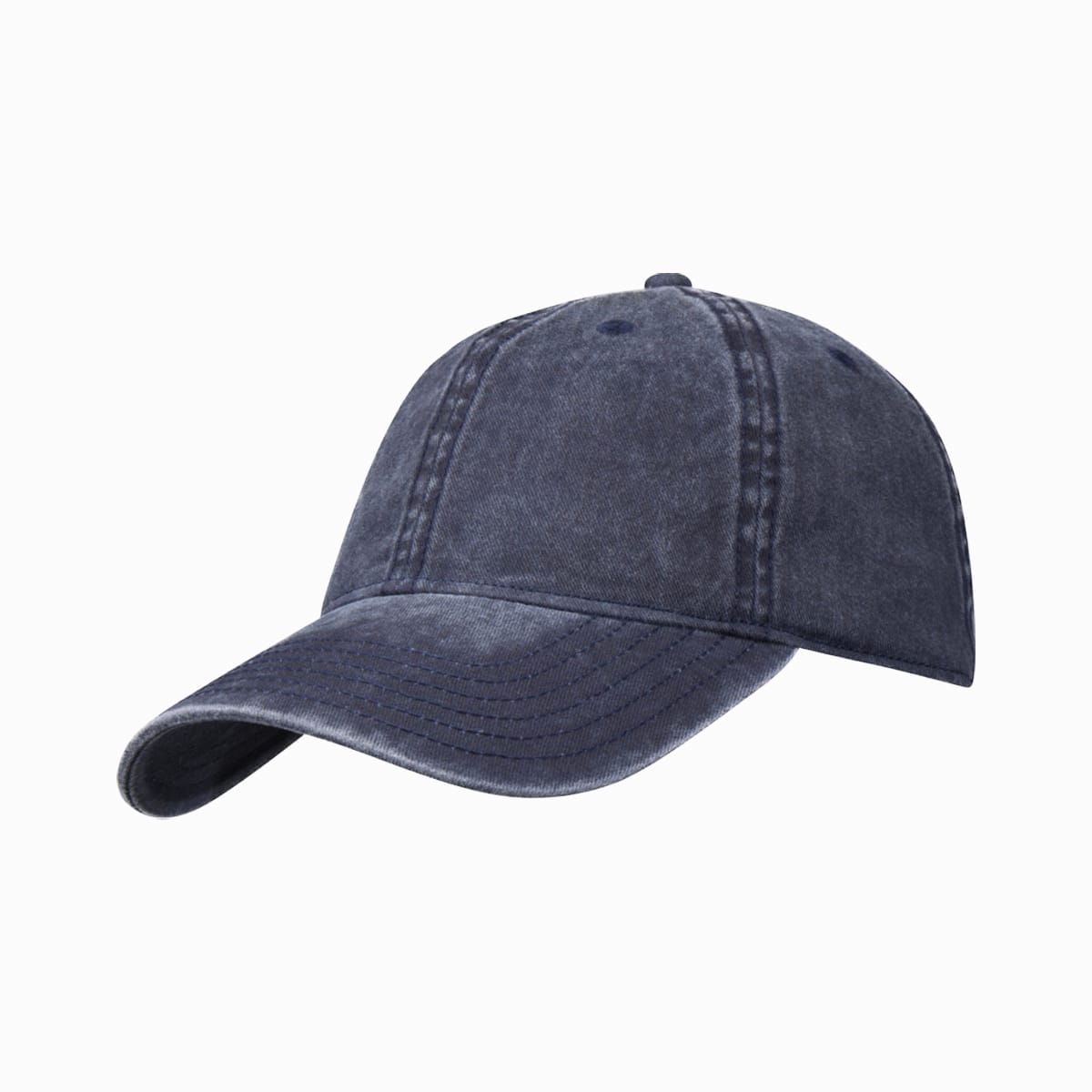 Grafton 6 panel washed cap - Navy1 Grafton 6 panel washed cap