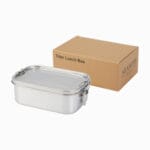 Titan 750 ml recycled stainless steel lunch box - Image 2