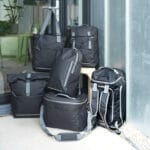 Aqua GRS recycled water resistant duffel backpack 35L - Image 9
