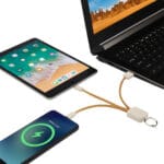 Bates wheat straw and cork 3-in-1 charging cable - Image 6