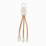 Bates wheat straw cork charging cable