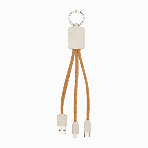 Bates wheat straw cork charging cable