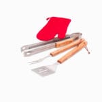 DONAU EAST - BBQ apron with three different BBQ tools and one glove - Image 2