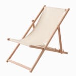 Honopu beach wood deck chair