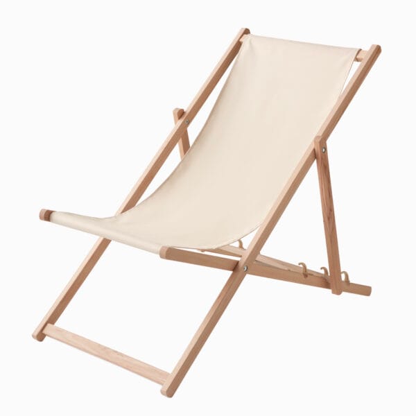 Honopu beach wood deck chair