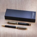 Legato ballpoint and rollerball pen set (blue ink) - Image 10
