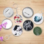 Pin button with paper inlay - Image 2