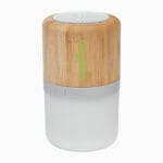 Aurea bamboo Bluetooth® speaker with light - Image 2