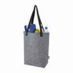 Felta GRS recycled felt tote bag with wide bottom 12L - Image 3