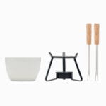 KASE - Small ceramic fondue set for two - Image 5