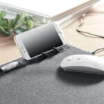 SUPERPAD - Multifunctional 2 tone 300D Polyester RPET mouse mat with 15W  wireless charger - Image 2