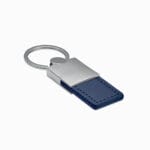 COLUMBUS metal PU keyring