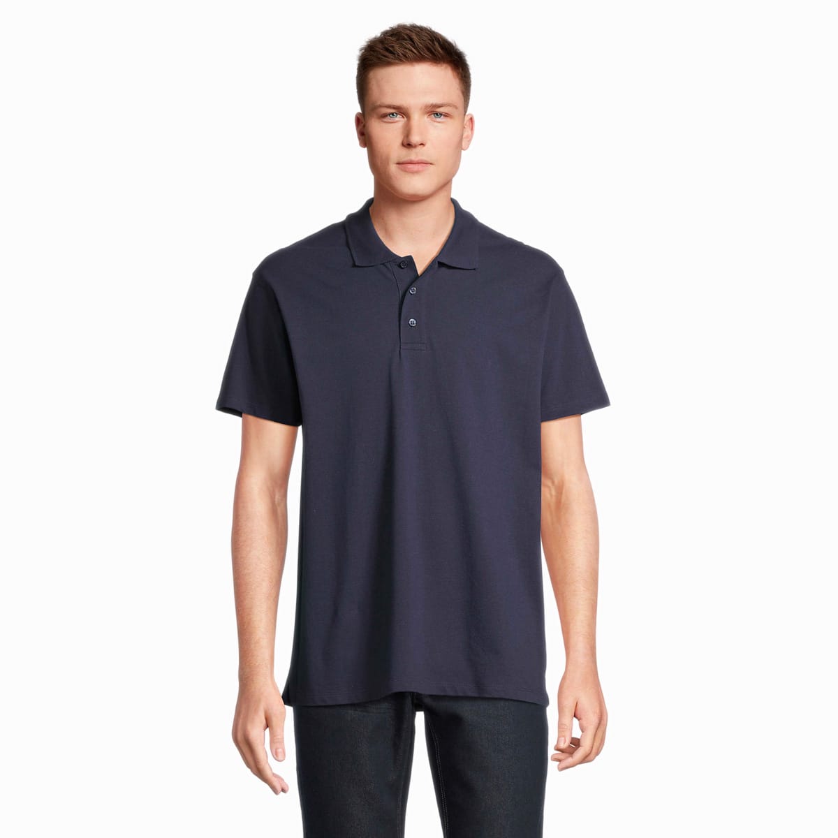 Summer II_french navy2 SUMMER II cotton piqué polo